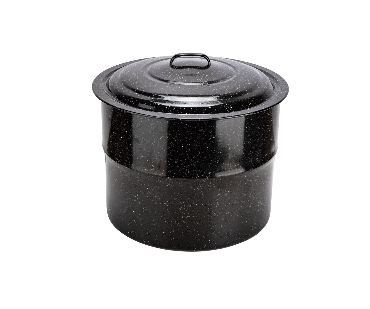 37.8-L Canning Pot with 3mm Rack, Dishwasher-Safe