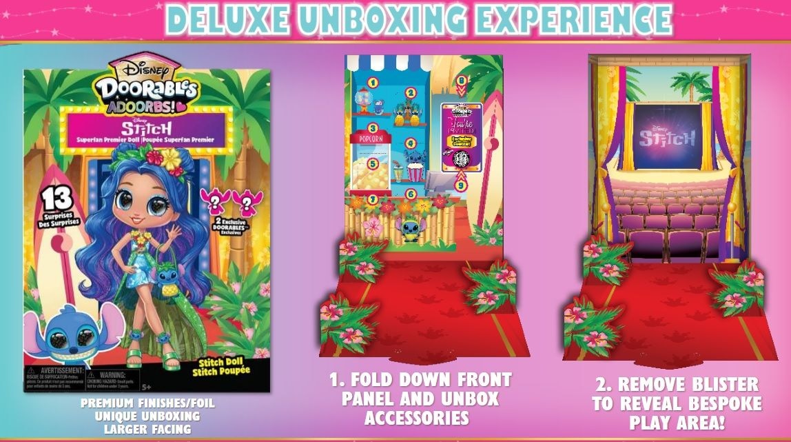 Doorables Deluxe Superfan Premier Collector Doll for Ages 3+