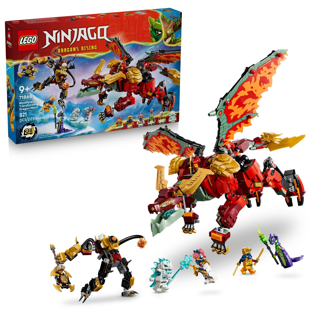 Wyldfyre's Transforming Dragon Mech 71868