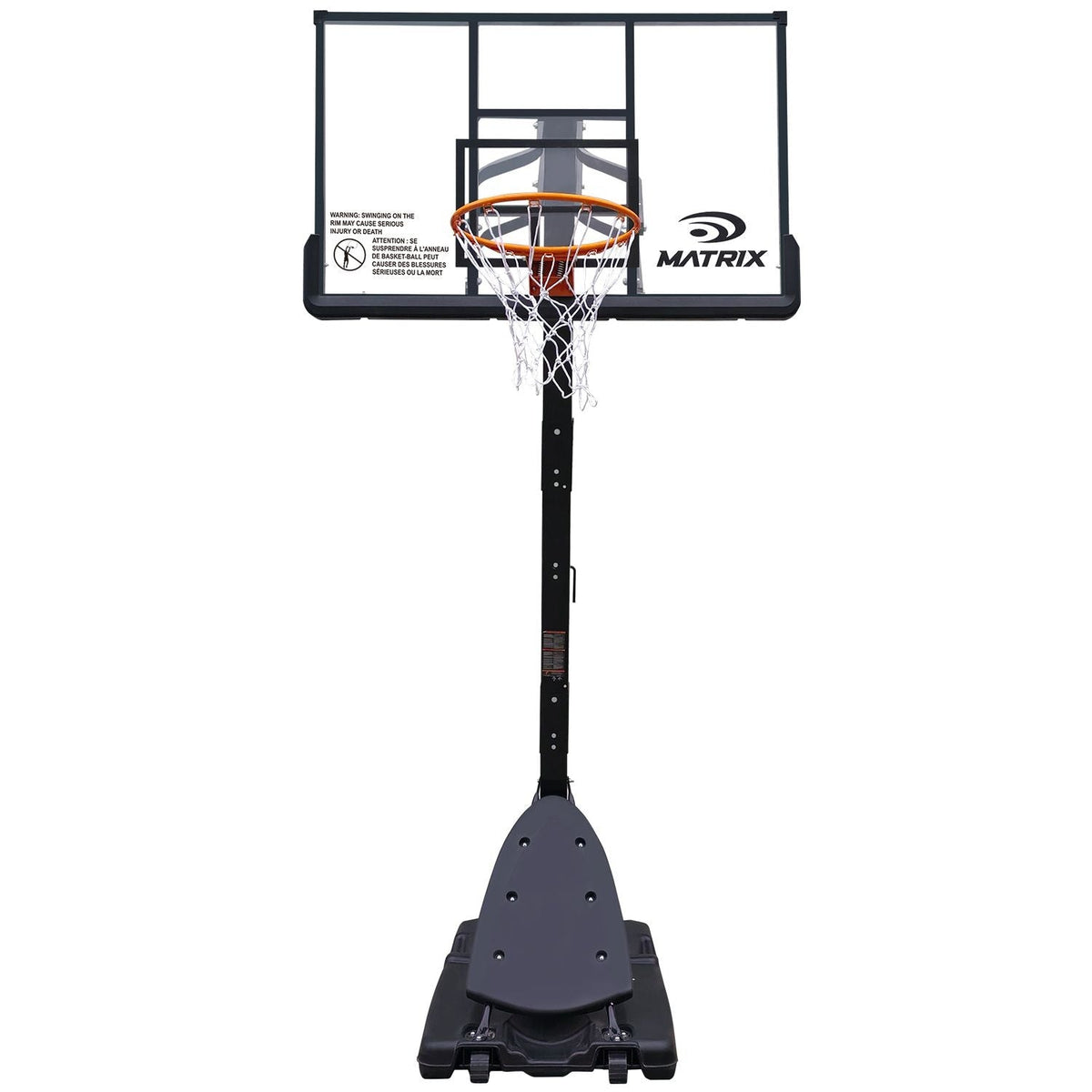 Portable Adjustable Basketball System, 54-in