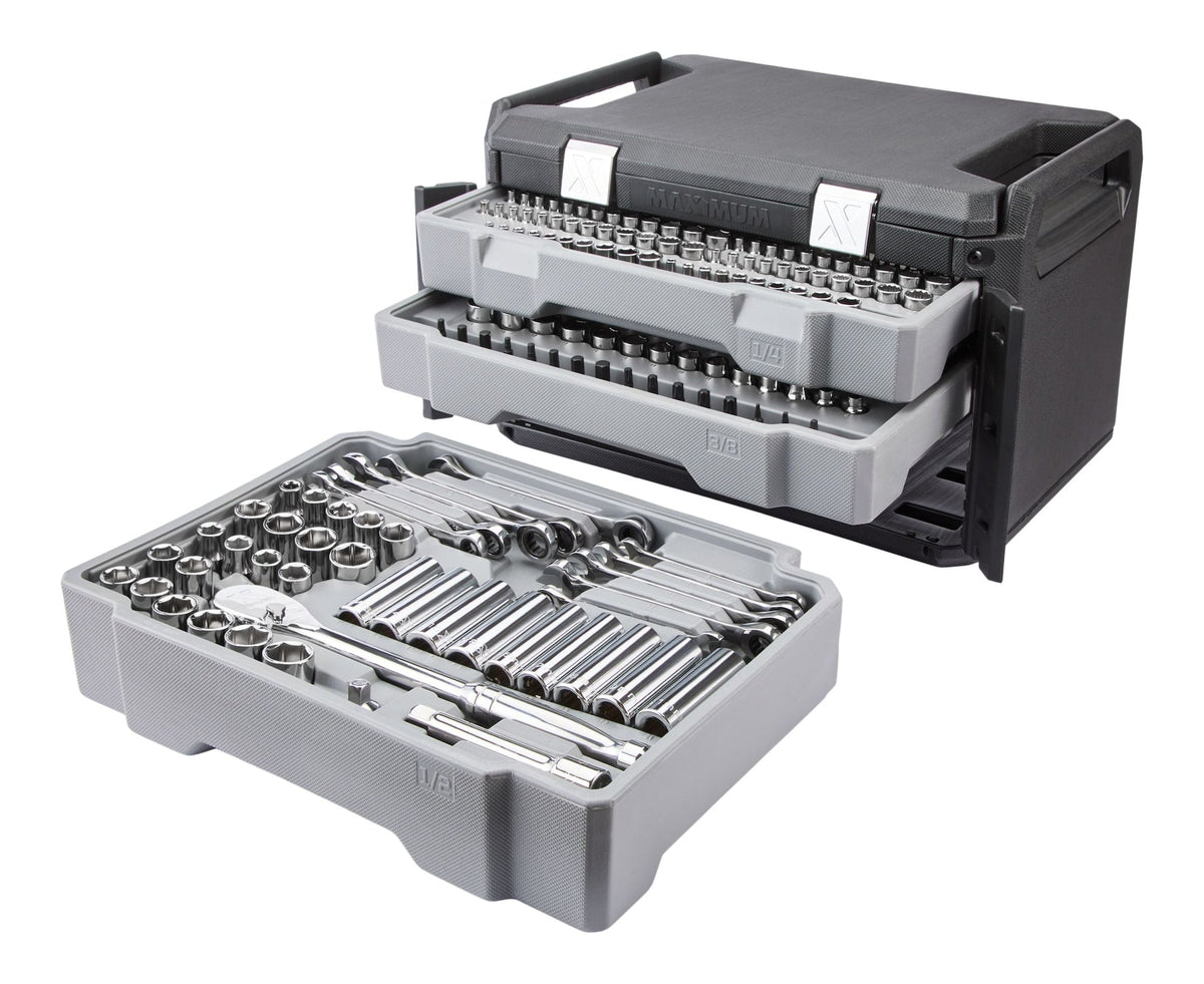 263 Piece Socket Set, 3 Drawer Case