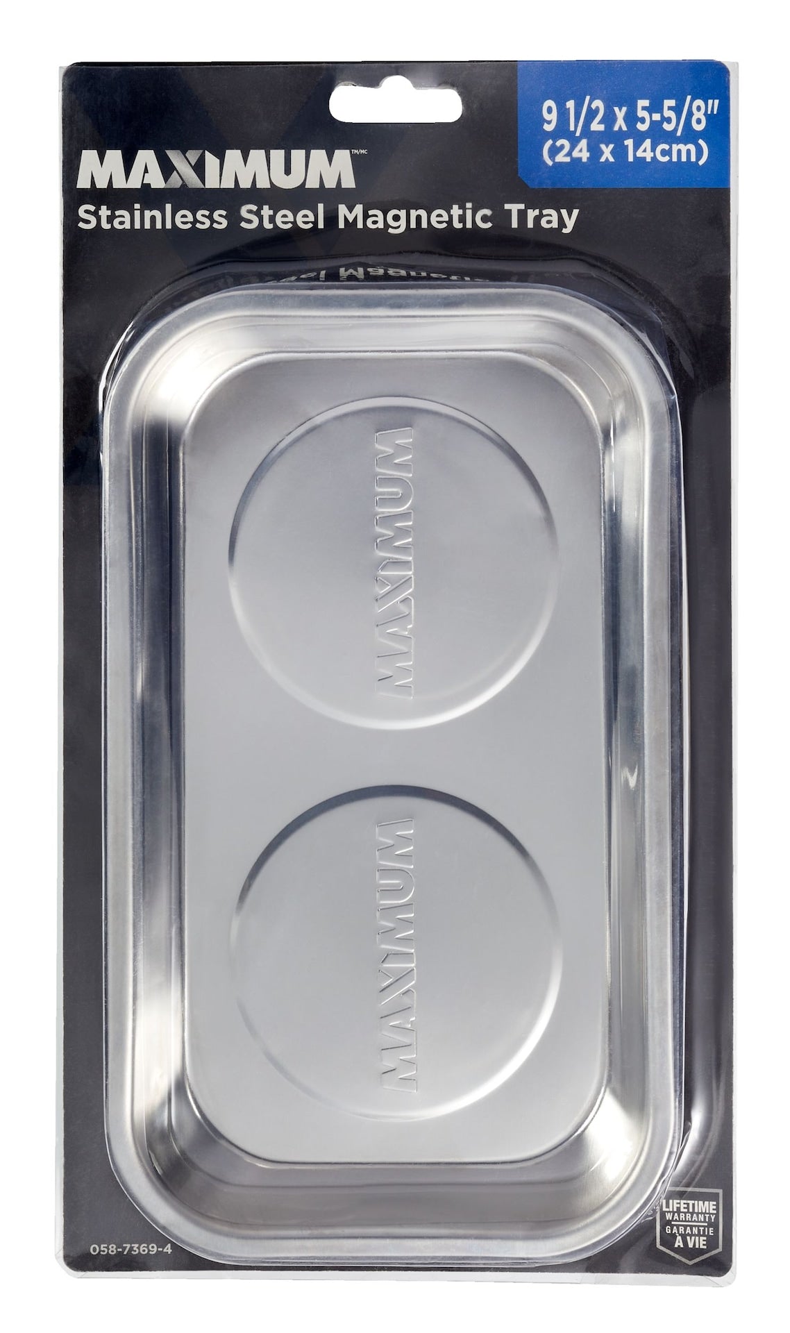 Magnetic Tool Rectangle Tray/Holder, Stainless Steel