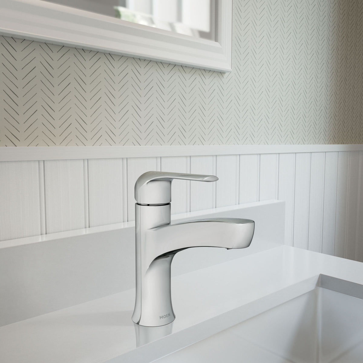 Tilson Single-Handle Chrome Bathroom Lavatory/Bathroom Sink Faucet