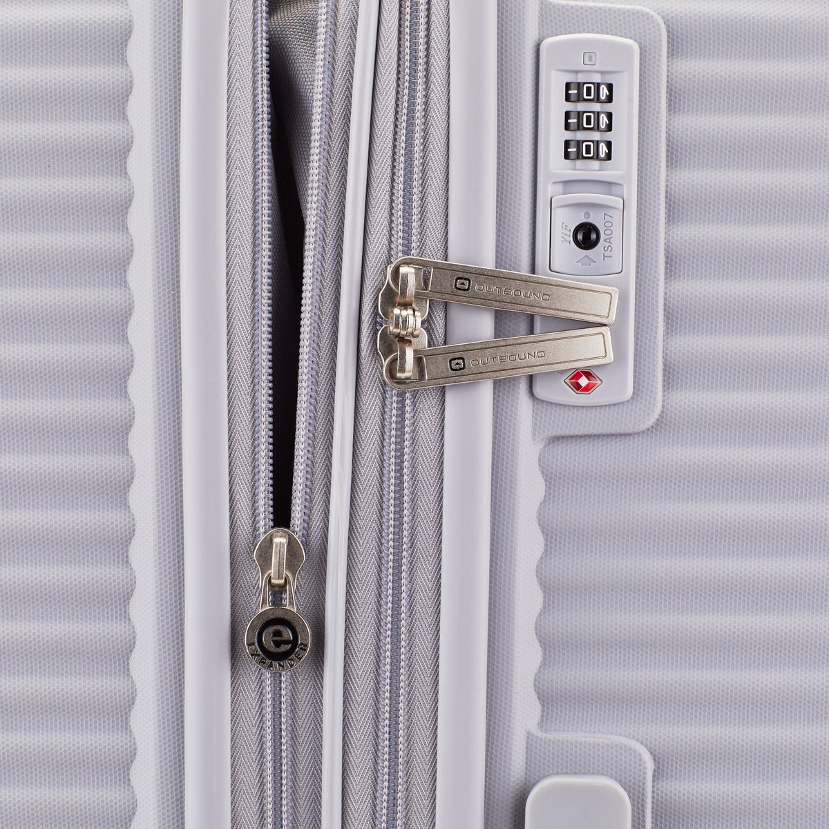 Hardside Medium Luggage Bag, Silver