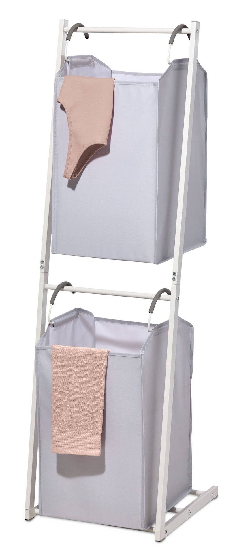 2-Tier Vertical Laundry Sorter