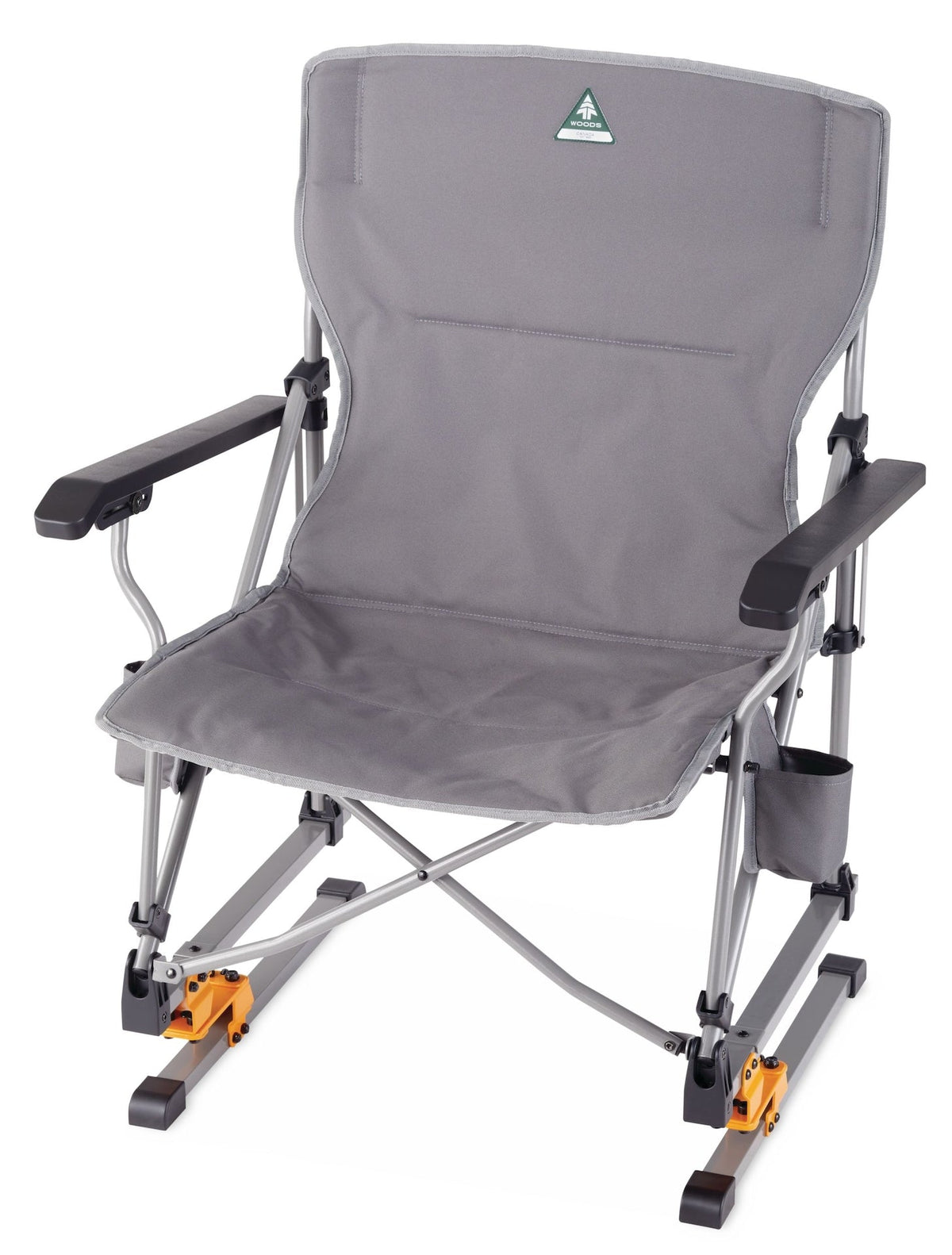 Bonavista Folding Camp Rocker Chair, Grey