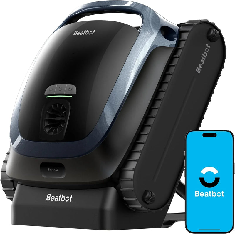 AquaSense 2 Cordless Robotic Pool Vacuum Cleaner, Smart Surface Parking, Double-Pass Waterline Scrubbing, Cleans Floor, Walls, and Waterline, Above & In-Ground Pools up to 3,230 sq.ft - Blue H3726