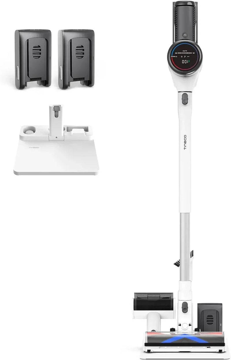Cordless Vacuum Cleaner, Smart Stick Handheld Vacuum Strong Suction & Lightweight, Cordless Handheld Vacuum Deep Clean Hair, Hard Floor, Carpet, Car (Pure ONE S11 Grey) E3687