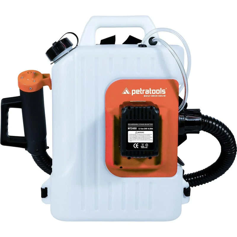 Cordless ULV Cold Fogger Backpack Sprayer, 2.6 Gallon – Battery-Powered Mosquito Fogger for Outdoor Use E4352