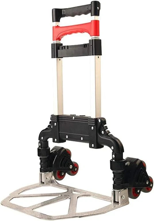 Hand Cart-Home Small Trailer Luggage Cart Folding Trolley Car Outdoor Goods Shopping Trolley Cart Truck P766