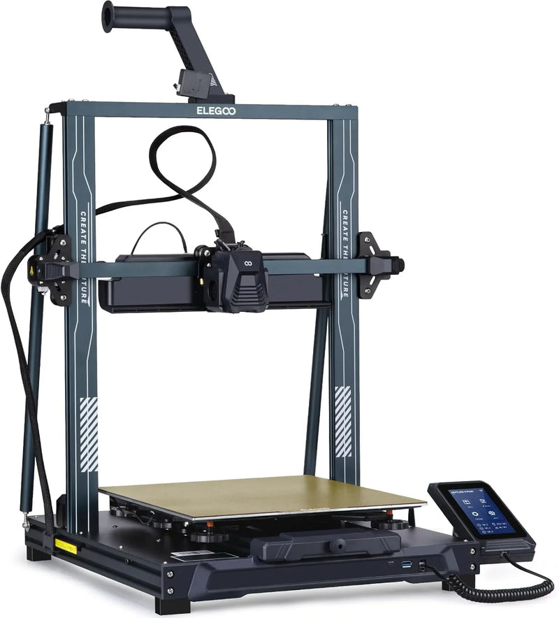 Printer with Auto Bed Leveling, Dual-Gear Direct Extruder, Dual Lead Screw Drive, Removable Capacitive Screen, 8.85x8.85x11in Large Printing Size H5368