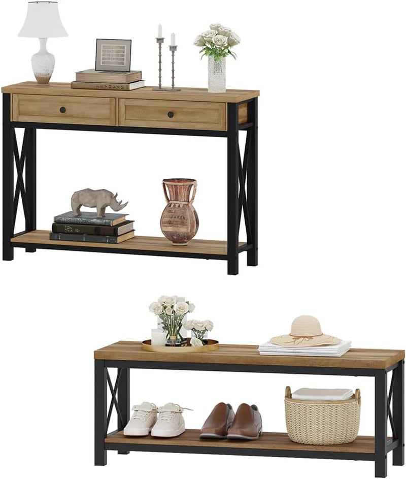 Wooden furniture sets, cabinets with drawers and storage benches with shoe racks, are suitable for entrances, living rooms and bedrooms. A7626