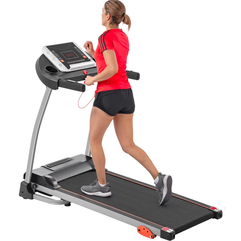 Ambifirner Easy Folding Treadmill with Adjustable Incline, Wide Running Deck, Foldable Design, Digital Monitor Mini Treadmill for Home Office D1346