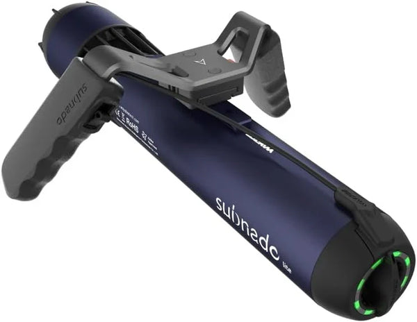 Underwater Scooter Lite, Water Sports Diving Scooter with Removable Handle, Compact and Portable Water Scooter for Adults&Kids, Scuba Diving Snorkeling Sea Scooter Multiple Uses, Blue Y5422