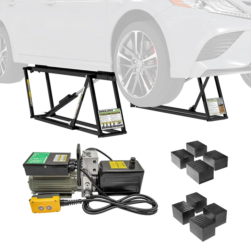 5000TL Portable Car Lift – ALI Certified 5,000 lb Capacity with 110V Power Unit, Compact Alternative to a 2-Post Car Lift for Garage, Home Mechanics, DIY Auto Repair, or Shop Use E7616