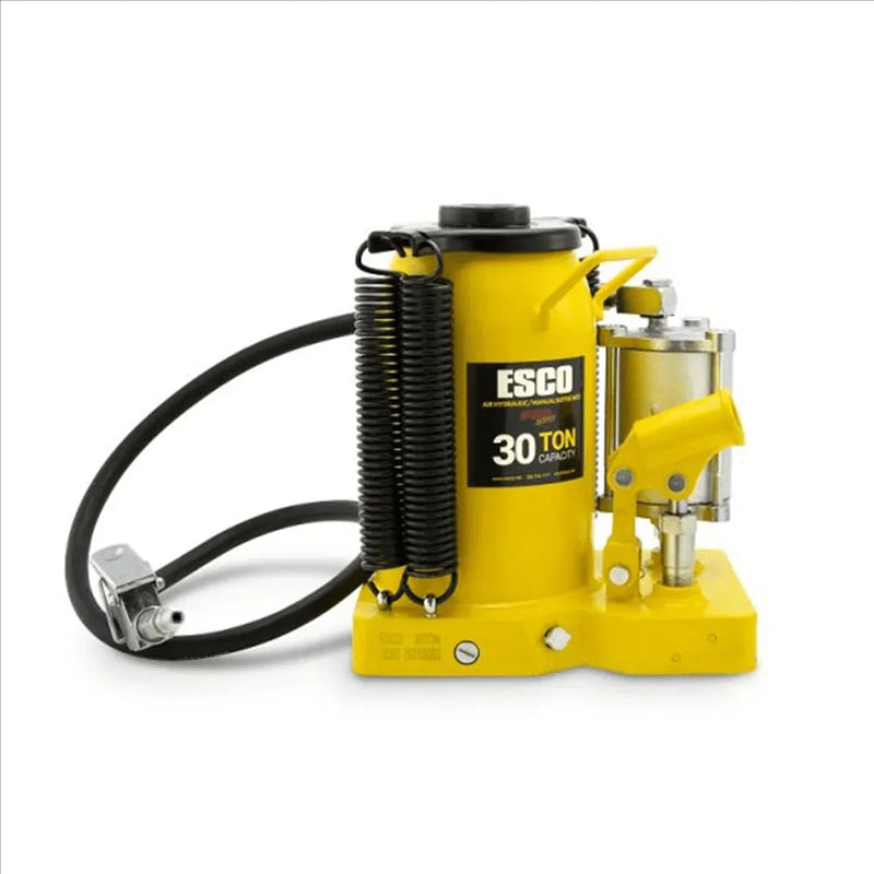 ESCO 30 Ton Air Hydraulic Bottle Jack – Heavy Duty Lifting for Automotive and Industrial Use E8041
