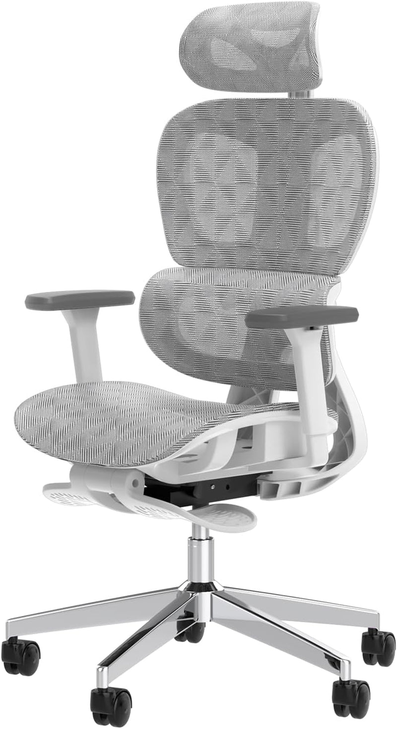 Ergonomic Office Chair – High Back Mesh Desk Chair with 3D Adjustable Armrests, Wheels, for Home and Office (Black) H2629