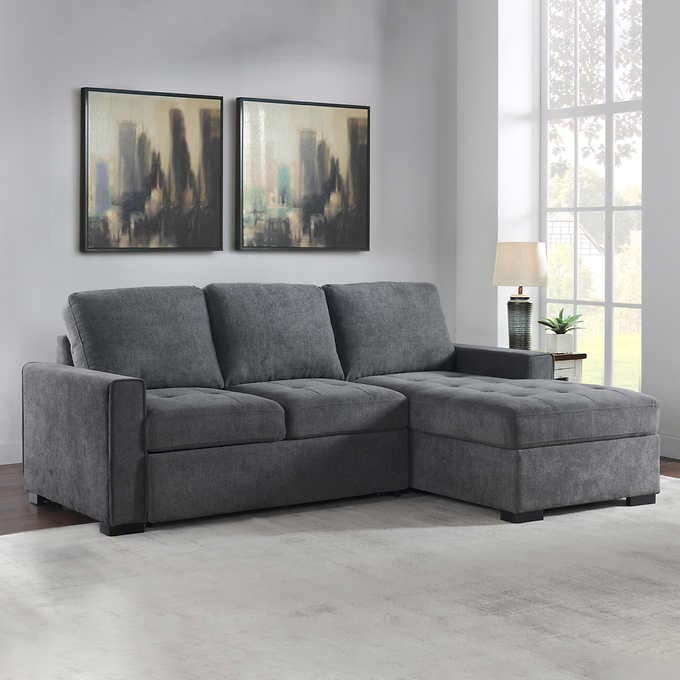 Kendale Sleeper Sofa with Storage Chaise Z7939