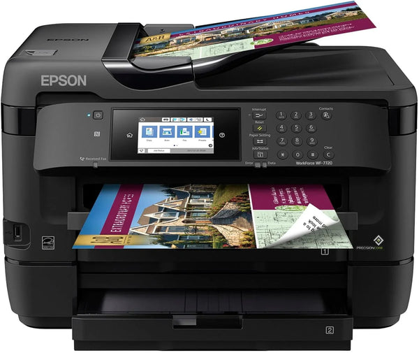 Wireless wide-format color inkjet printer, featuring functions of copying, scanning, faxing, wireless connection and Ethernet. Z9024
