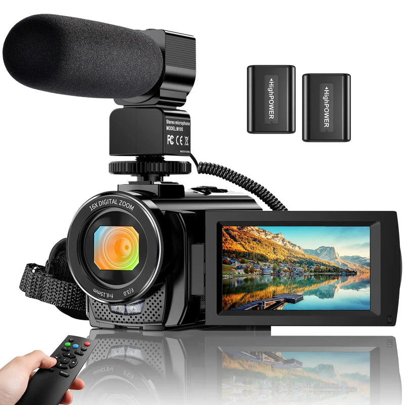 Video Camera Vlogging Camera Recorder FHD 1080P Q8014