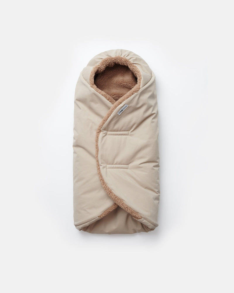 Enfant Nido Benji Sherpa Lining Infant Wrap, Oat C9599