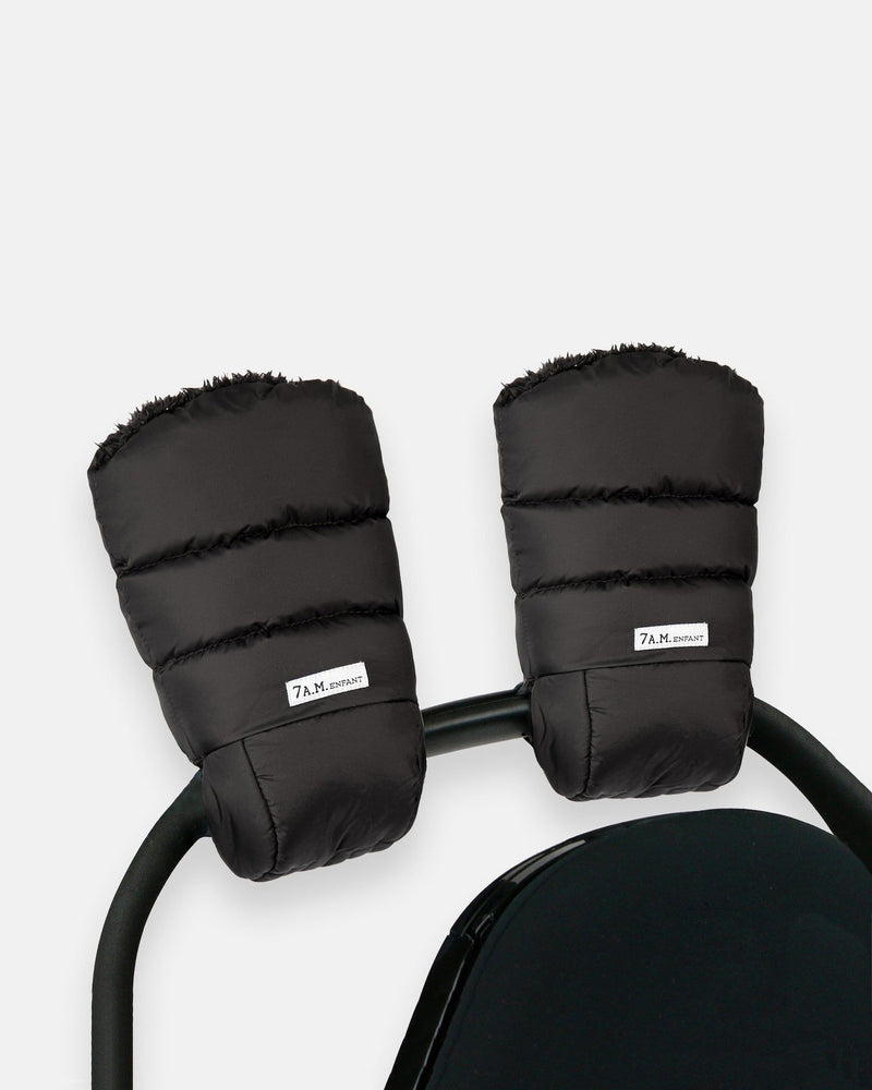 Enfant Warmmuffs - Black Plush J0462