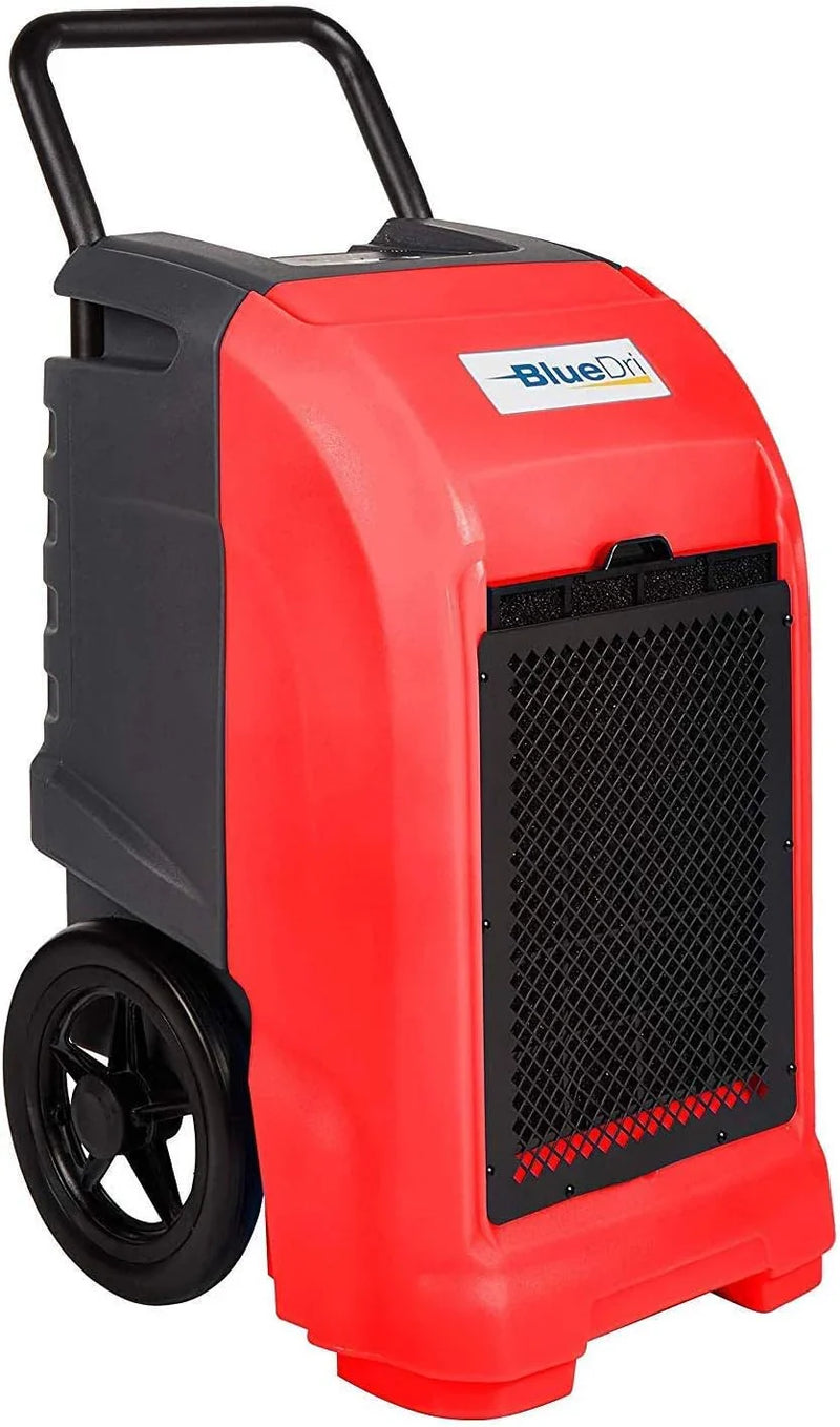 Commercial dehumidifier, suitable for homes, basements, garages and workplaces. Industrial water loss treatment equipment - a set of 1-piece, blue I4273