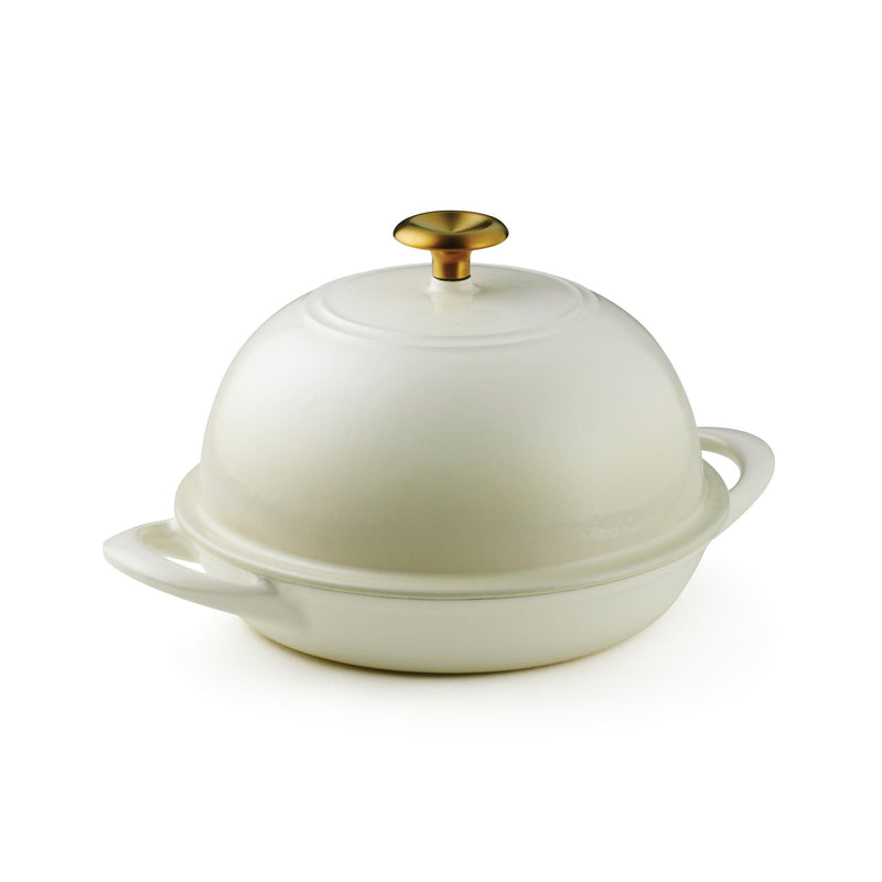 9.5" Enameled Cast Iron Bread Oven - Latte B9057