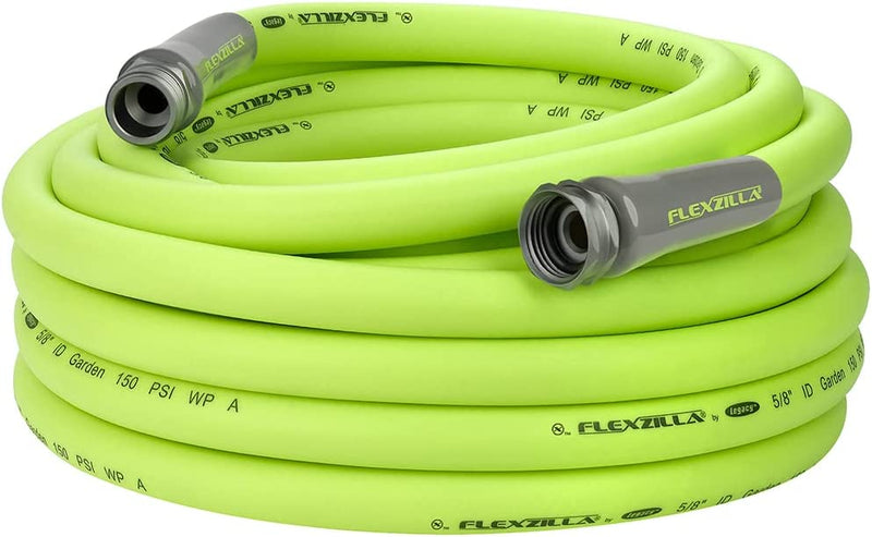 Flexzilla Garden Hose 5/8 in. x 50 ft, Heavy Duty, Lightweight, Drinking Water Safe E4485