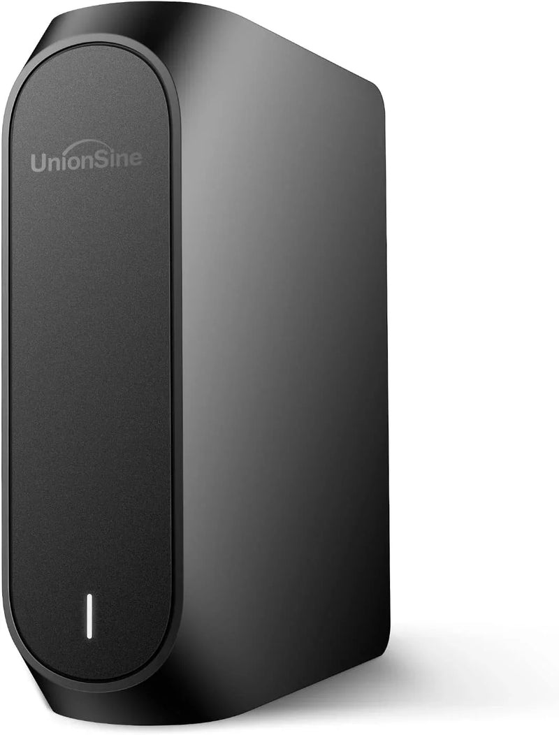 3.5-inch external hard drive, supporting USB 3.2 Gen2 Type-C interface, suitable for PCs, Macs, desktops, laptops, and televisions (black) L1542