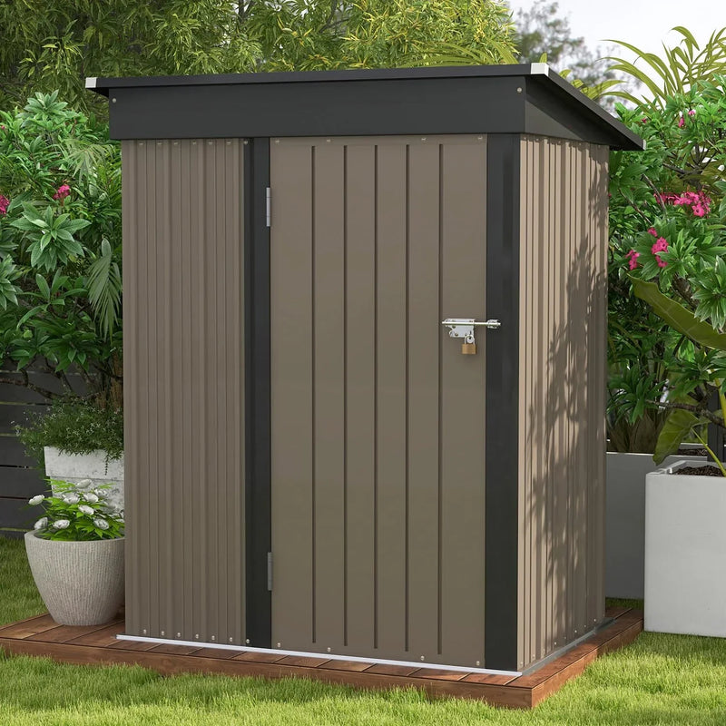 5x3 FT Outdoor Storage Shed for Backyard Garden Patio Lawn J93