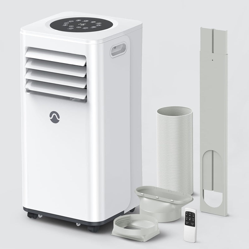 Portable Air Conditioners, 10000 BTU Air Conditioner Portable for Room up to 450 Sq. Ft., 3-in-1 Portable AC Unit with Digital Display, Remote Control, Window Installation Kit, 24H Timer, Sleep Mode T6737