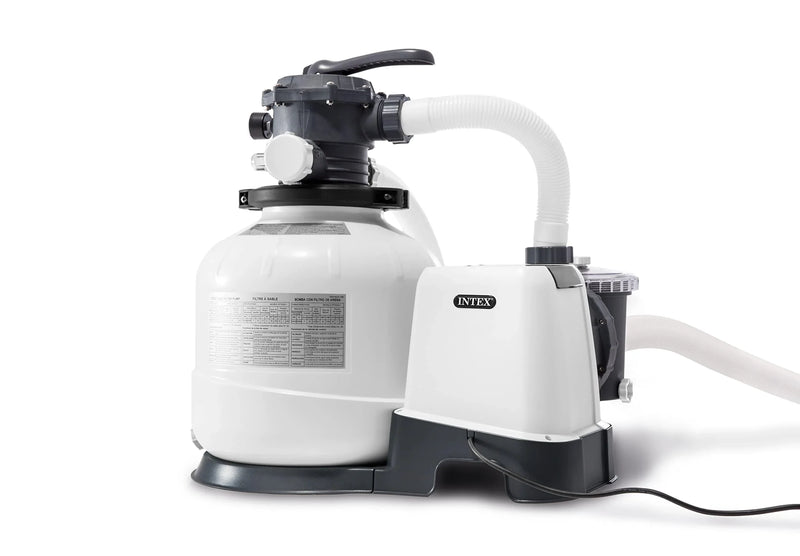 26651EG SX3000 Krystal Clear Sand Filter Pump for Above Ground Pools, 16in, Light gray G2558