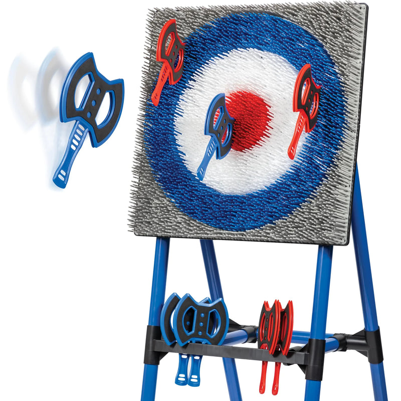Deluxe Steel Frame Axe Throw Target Game Set X0790