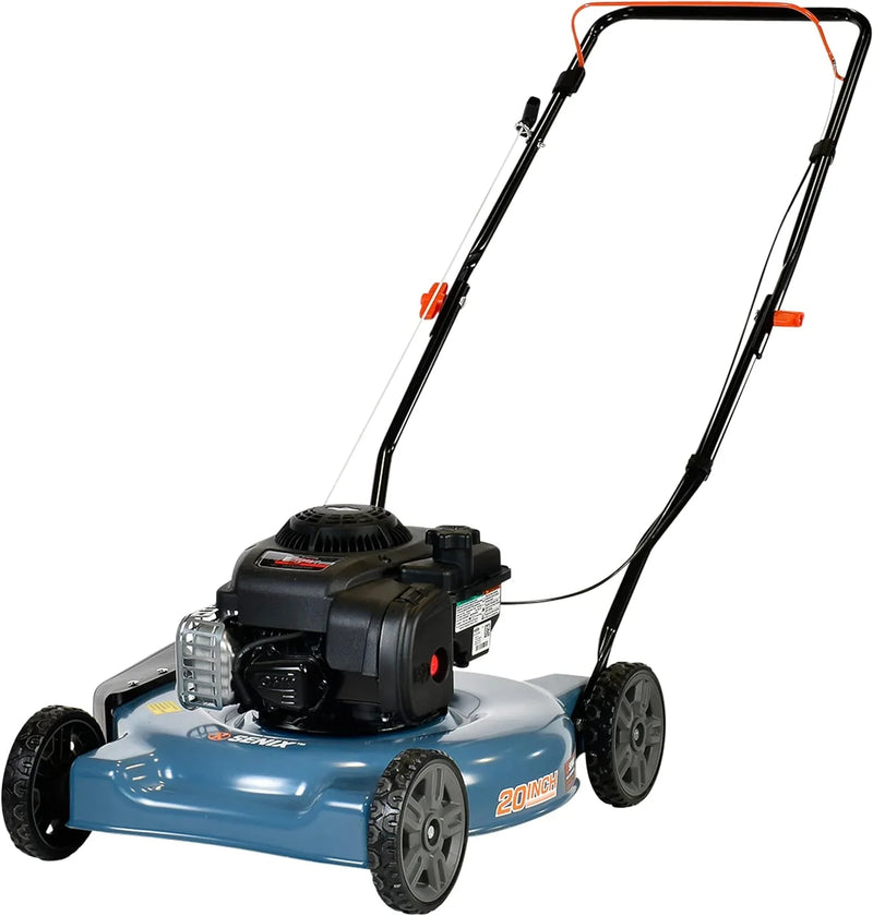 Gas Lawn Mower, 20-Inch, 125 cc 4-Cycle Engine, Push Lawnmower B7999