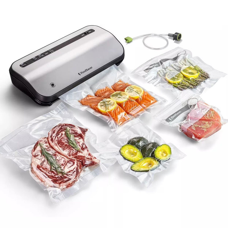 2195546 Preserve Vacuum Sealer, Special 14-Piece Starter Kit with Vacuum Seal Roll and Bags I2239