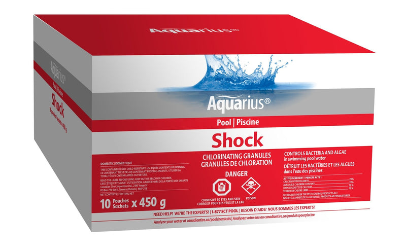 Chlorinating Granules Shock, 10 x 450-g Q4552