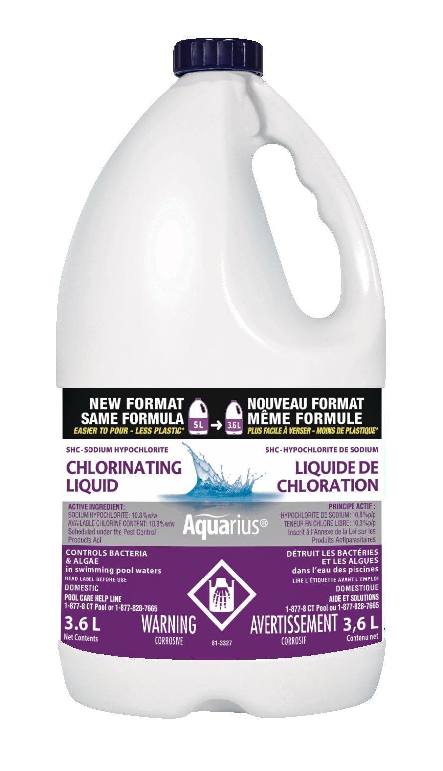 liquid Pool Chlorine, 3.6-L