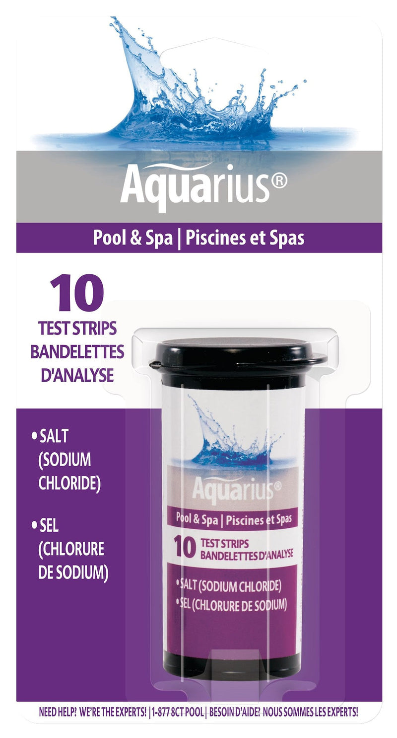 Sodium Chloride Pool & Spa Salt Water Test Strips, 10-pk K1715