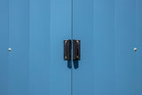 Classic Galvanized Steel Storage Shed, Blue Grey, 10-ft x 12-ft