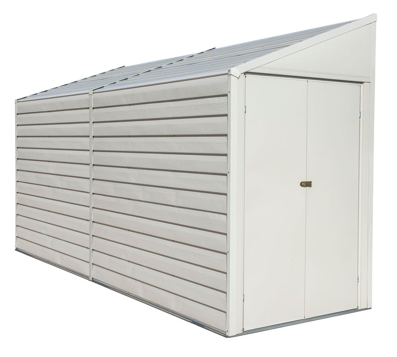 Yardsaver Electro Galvanized Steel Storage Shed, 4-ft x 10-ft I5255