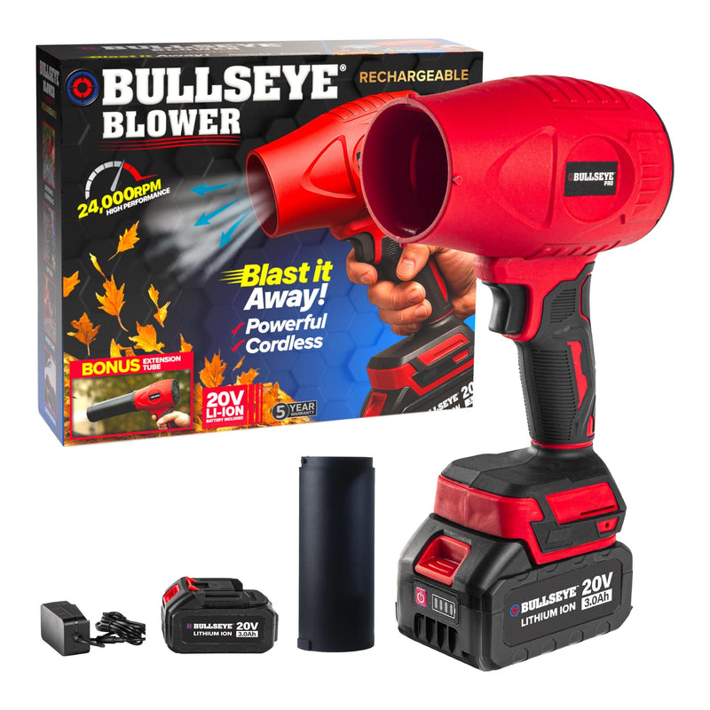 Bullseye 20V Cordless Rechargeable Handheld Leaf Blower H1579