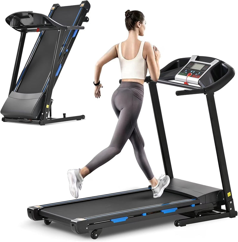 3.5HP Folding Treadmill with 15% Auto Incline 12 Preset Programs for Running Walking Exercise, 330LB Capacity, Double Running Board Shock... Z5824