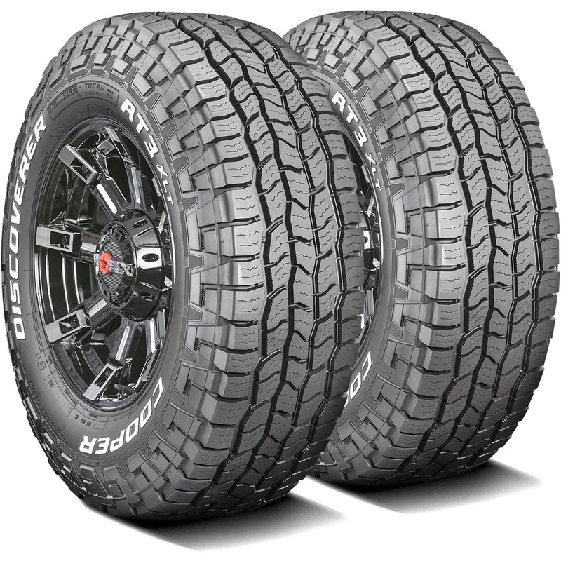 Cooper Discoverer AT3 XLT All Terrain Tires 285/75R16 10 Ply E – Fits Light Trucks & Hummer H3 Models U7023