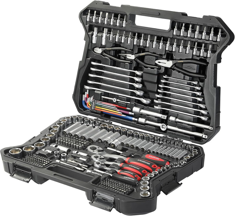 314-Piece Mechanics Tool Set and Socket Set, Professional Metric Set L2031