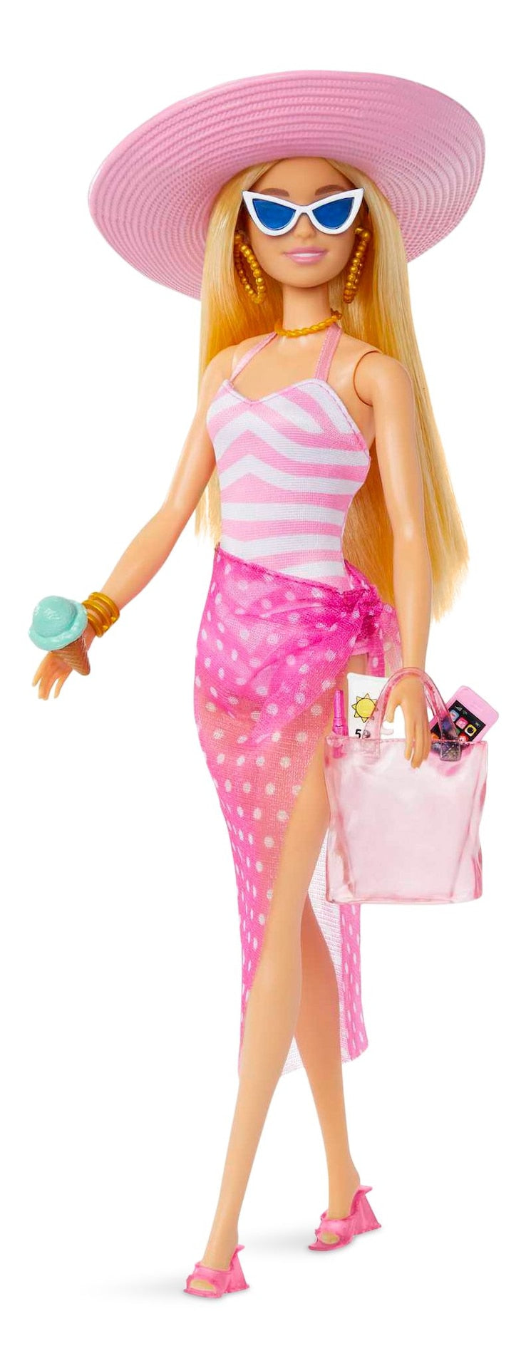 Beach-Themed Blonde Doll, Ages 3+ G4034
