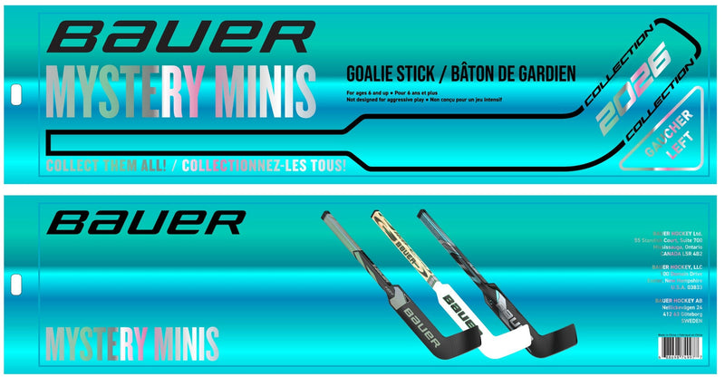 2026 Mystery Mini Goalie Hockey Stick, 18-in Z8933