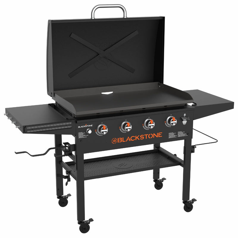 4-Burner LP Gas Portable Griddle with Lid, 36-in S5920