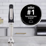Hand Blender & 1.5-Cup Food Processor with Whisk and Beaker