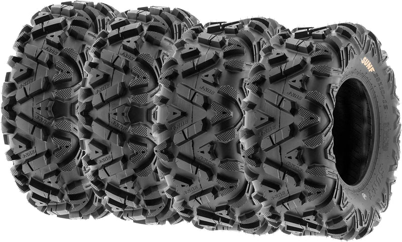 I ATV/UTV all-terrain Tires 25x8-12 Front & 25x10-12 Rear Set of 4 A033 6-PR Tubeless D2739
